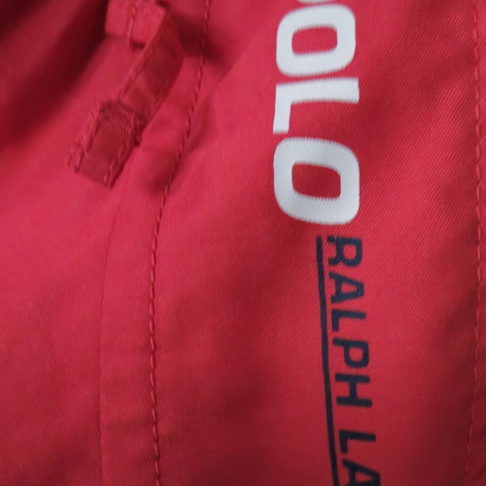Ralph Lauren Red Windbreaker Jacket - Picture 3 of 4